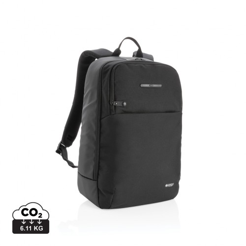 Swiss Peak laptop backpack with UV-C steriliser pocket in 