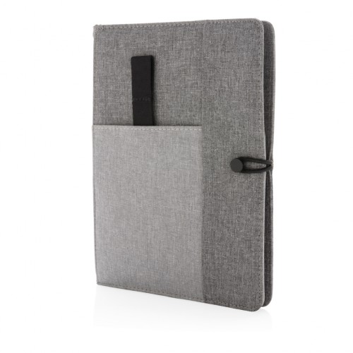 Kyoto A5 notebook cover, grey