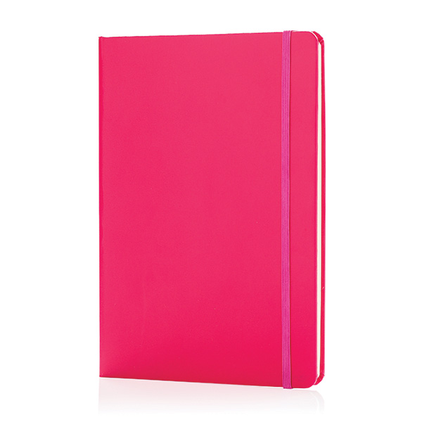 Classic hardcover notebook A5, pink