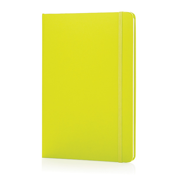 Classic hardcover notebook A5, lime