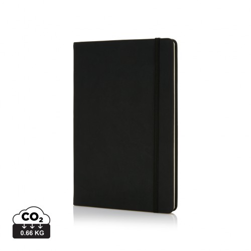 Deluxe hardcover PU A5 notebook in Navy