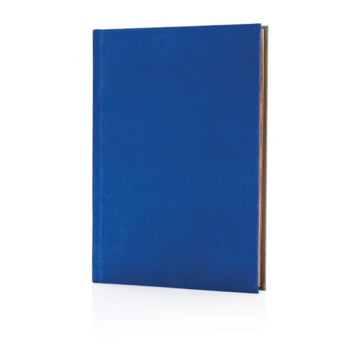 Deluxe fabric 2-in-1 A5 notebook ruled & plain
