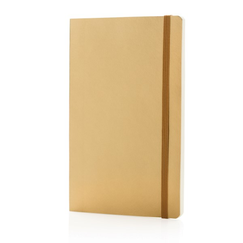 Deluxe A5 softcover notebook, gold