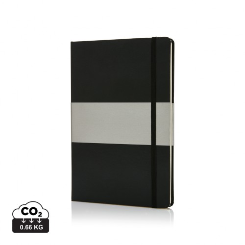 Deluxe hardcover A5 notebook in White