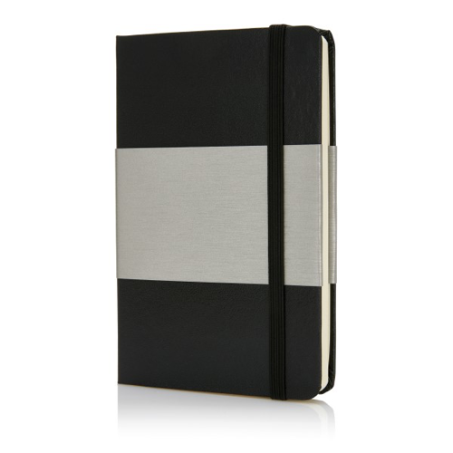 Deluxe hardcover A6 notebook, black