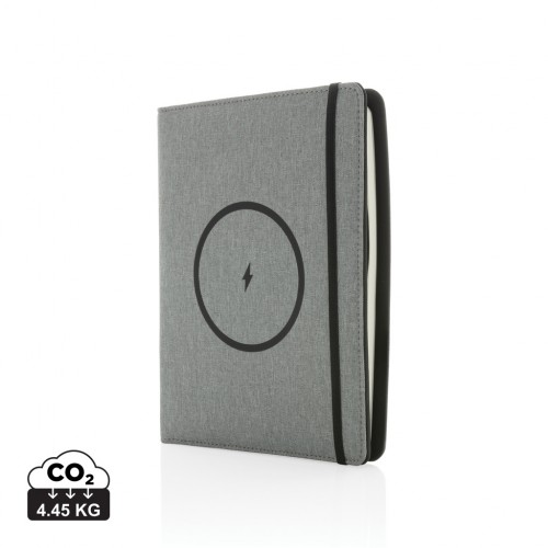 Air 5W wireless charging notebook with 5000mAh powerbank in 
