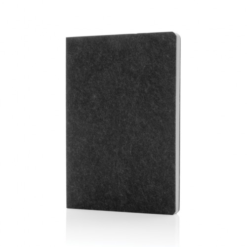 Phrase GRS certified recycled felt A5 notebook in 