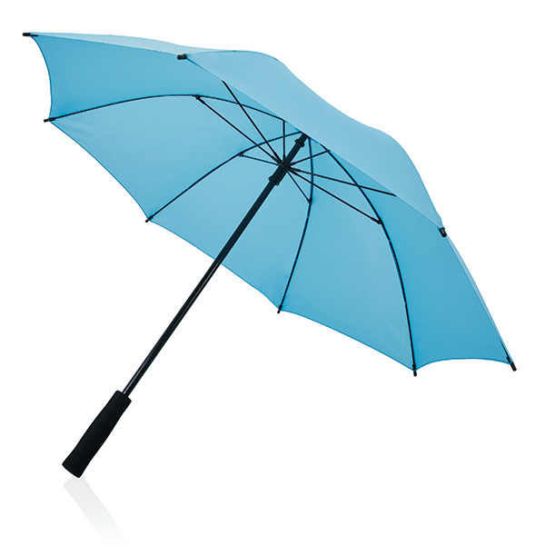 Full fibreglass 23” storm umbrella, blue