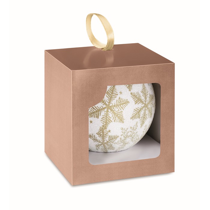 Personalised Christmas bauble in gift box