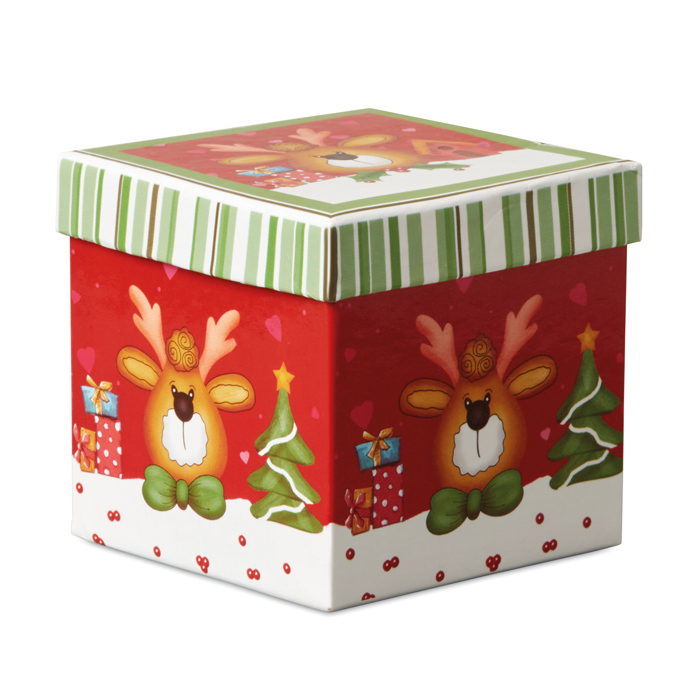 Printed Christmas bauble in gift box