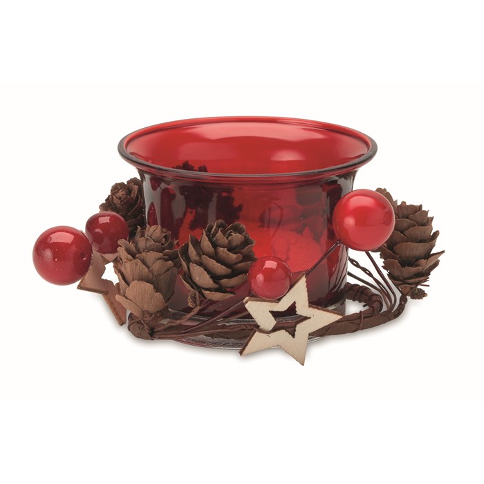 Branded Christmas candle holder