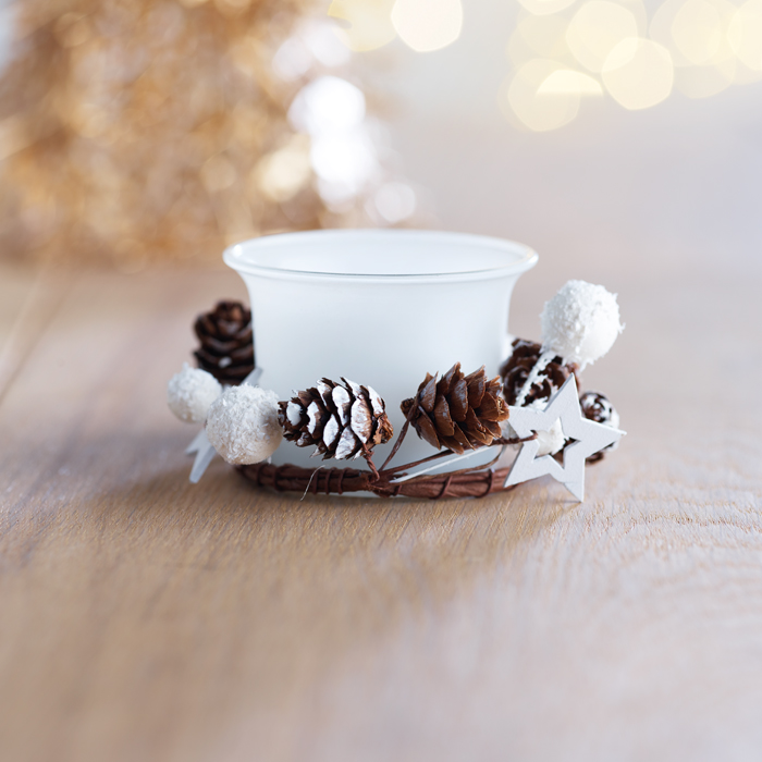 ImPrinted Christmas candle holder