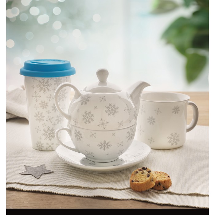 Promotional Christmas tea set