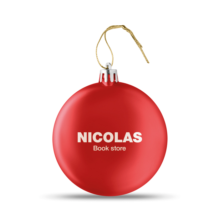 Printed Personalised christmas products,Christmas Flat Christmas bauble