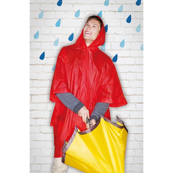 Branded Raincoat in pouch