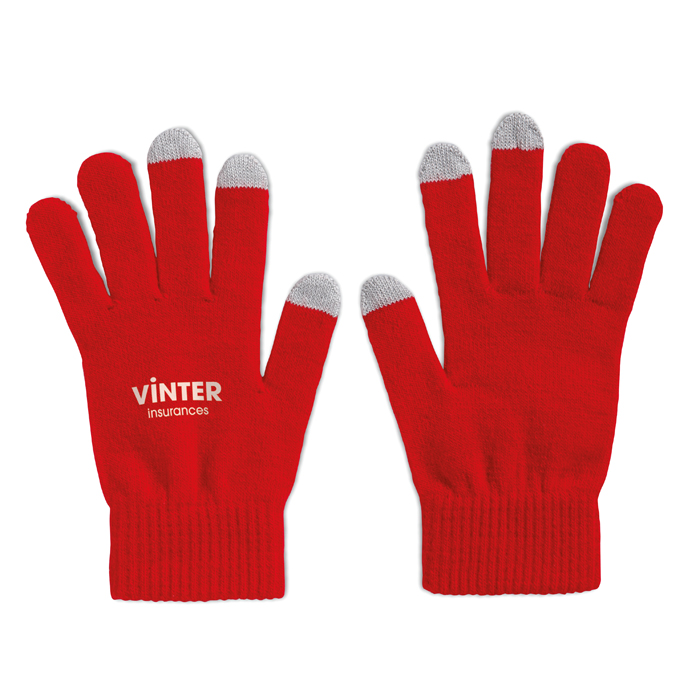 Printed Promotional Gloves Tactile gloves for smartphones 