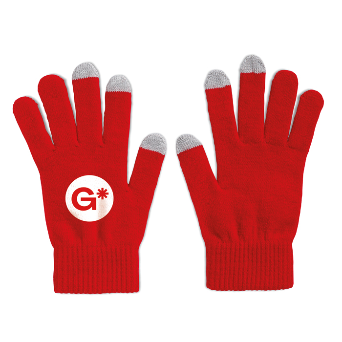 Printed Corporate Gloves Tactile gloves for smartphones