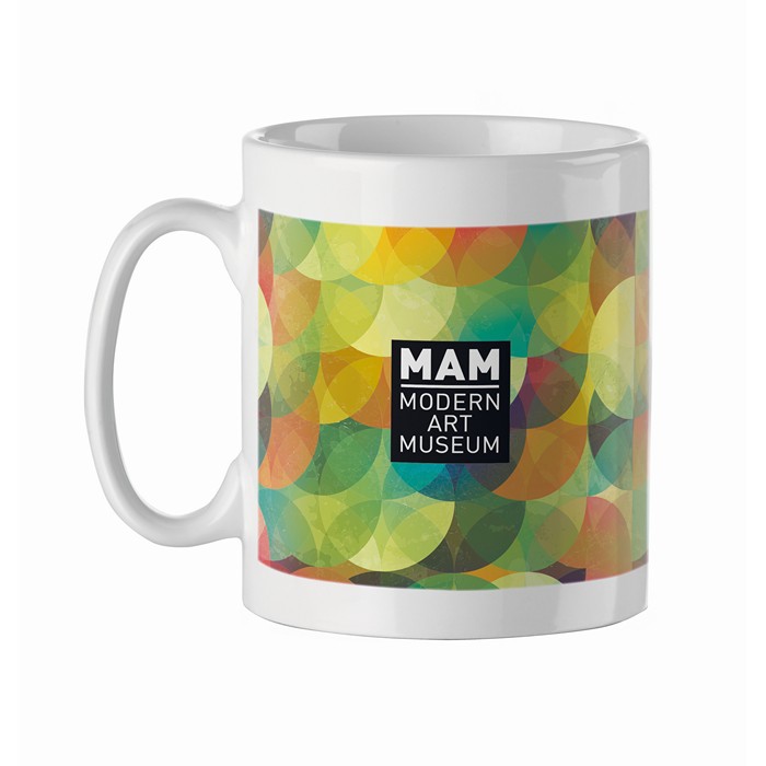 Printed Promotional mugs Sublimation ceramic mug 300 ml