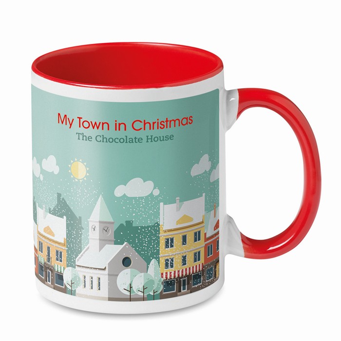 Custom Promotional mugs Coloured sublimation mug