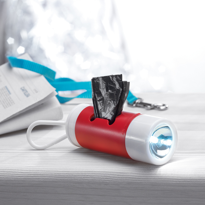 Promotional Led Torch With Pet Waste Bag