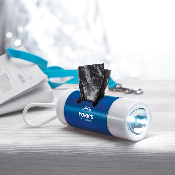 Branded Led Torch With Pet Waste Bag