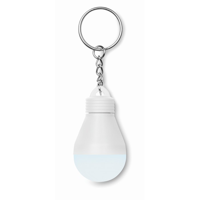 Branded Light Bulb Key Ring