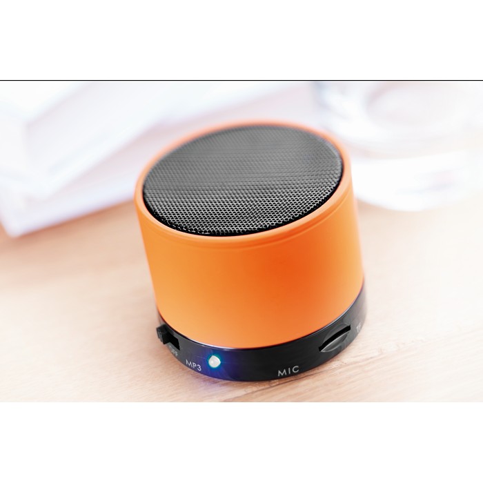 Printed Promotional speakers Round Bluetooth speaker