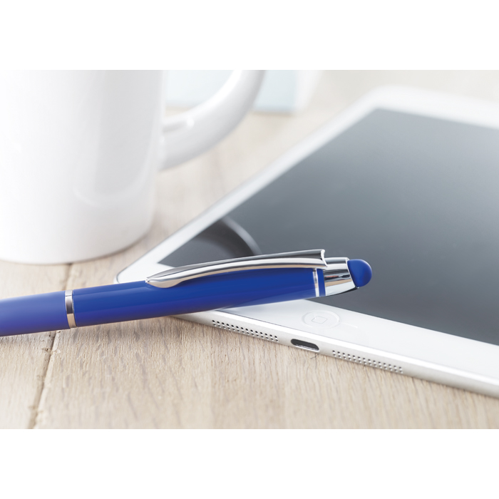 Branded Aluminium pen with stylus