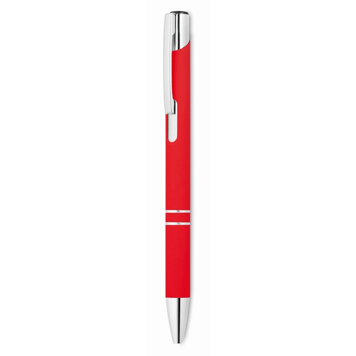 Branded Ball pen in rubberised finish