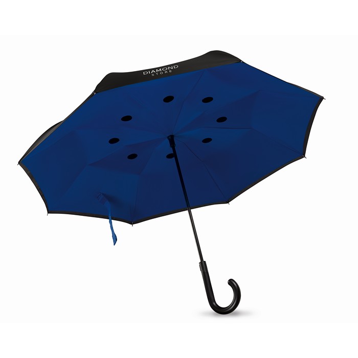 Branded Promotional umbrellas 23 inch Reversible umbrella