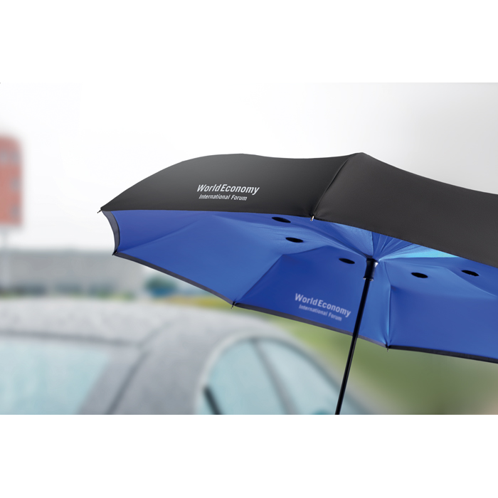 Branded Personalised umbrellas 23 inch Reversible umbrella