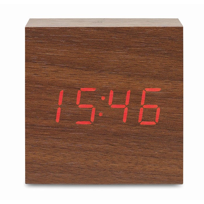 Personalised LED clock in MDF               