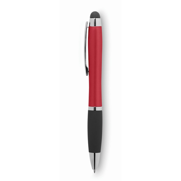 Custom Corporate ballpens,light up pens Twist ball pen with light      