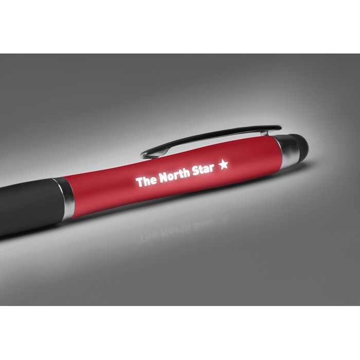 Branded Promotional ballpens,light up pens Twist ball pen with light      
