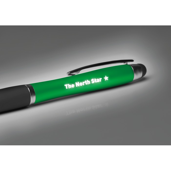 Printed Promotional ballpens,light up pens Twist ball pen with light      