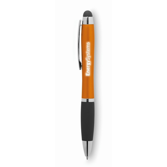 Custom Corporate ballpens,light up pens Twist ball pen with light      