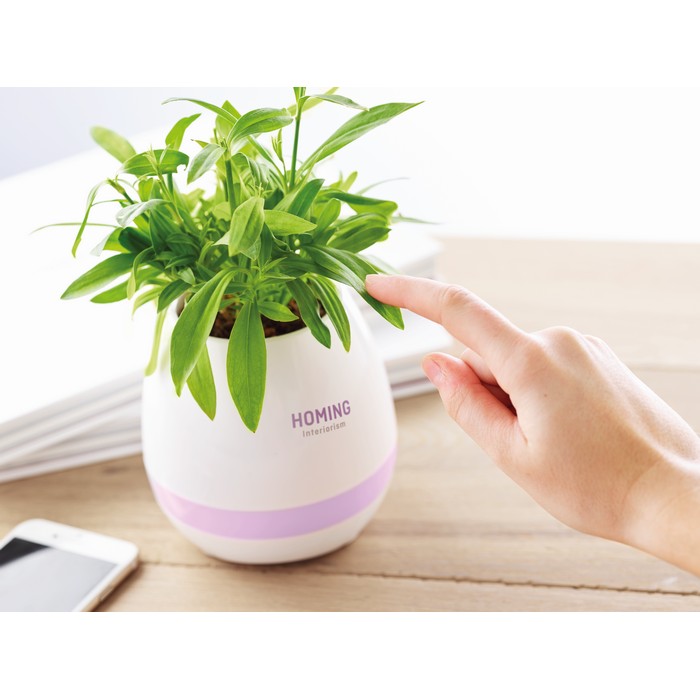 Branded Bluetooth speaker flower pot