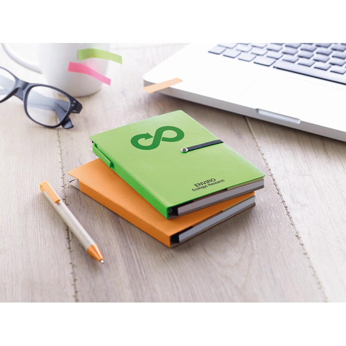 Personalised Notebook w/pen & memo pad