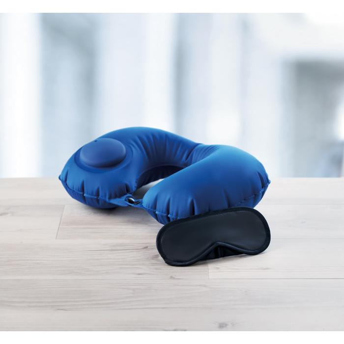 Corporate Travel Pillow With Drum