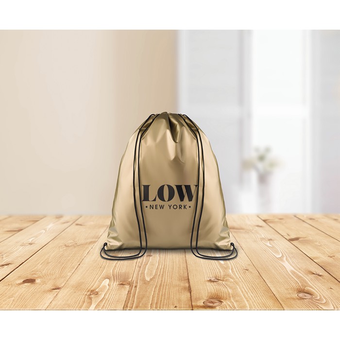 Corporate 190T Polyester drawstring bag
