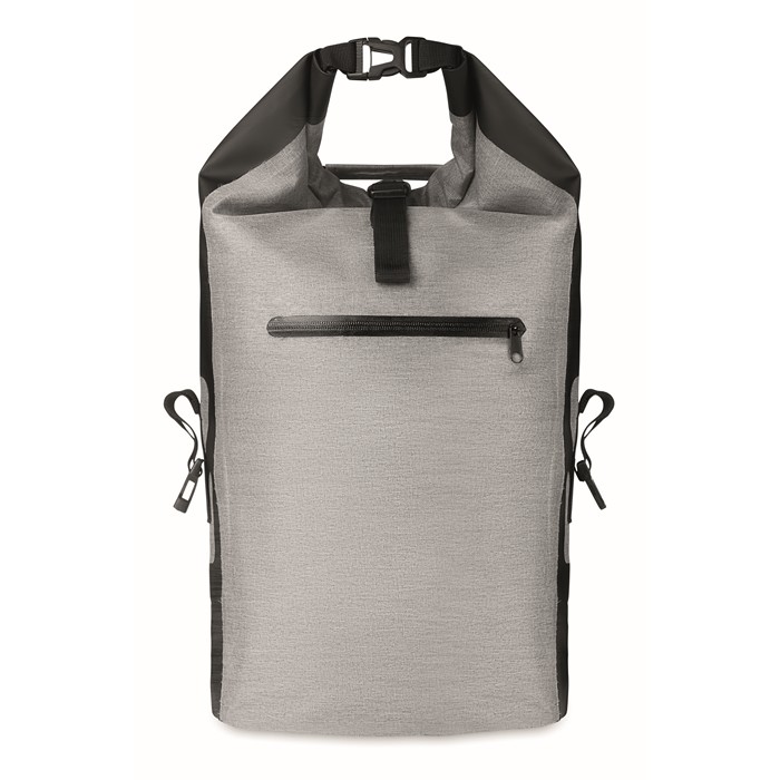 Branded Backpack In Tarpaulin