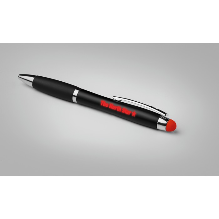 Branded Twist ball pen with light      