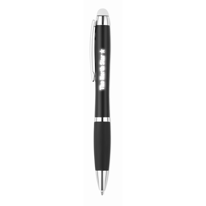 Personalised Twist ball pen with light      