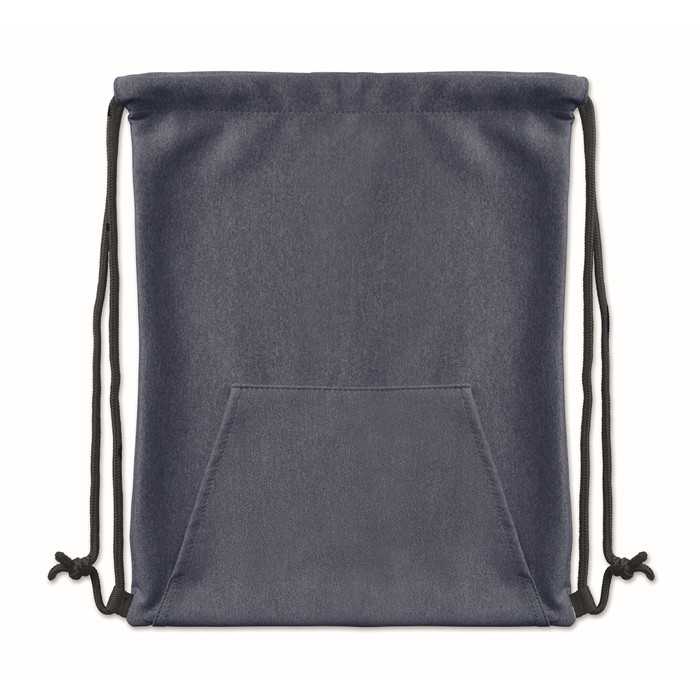 Personalised Drawstring bag with pocket     