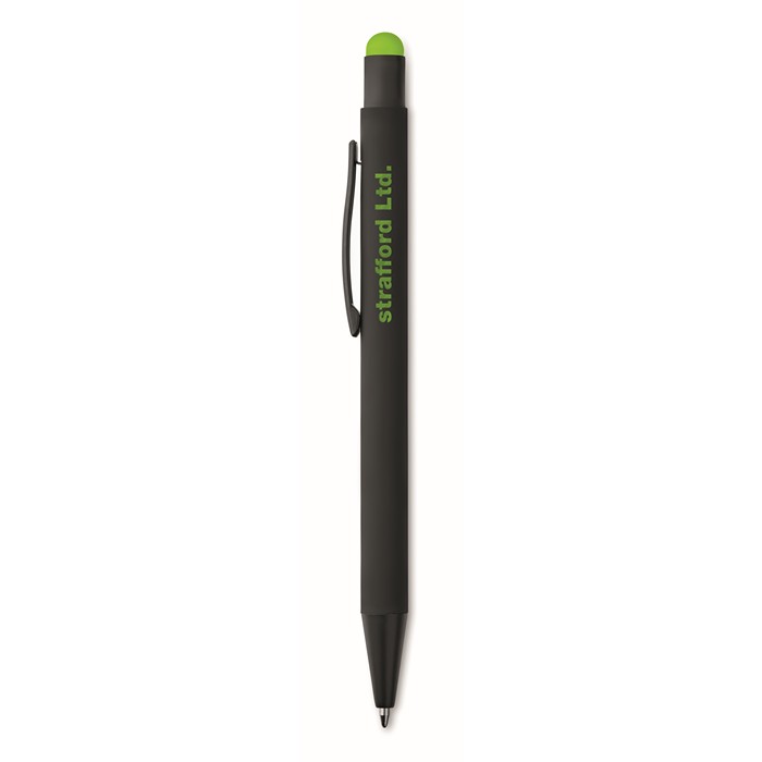 Branded Personalised stylus pens Aluminium stylus pen