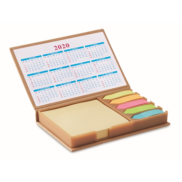 Promo Desk set memo with calendar