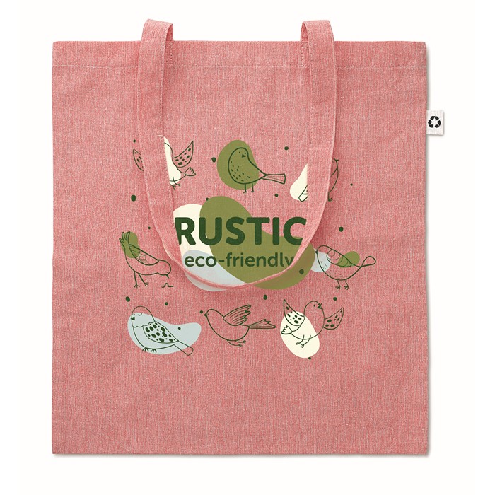 Branded 140 gr/m² recycled fabric bag