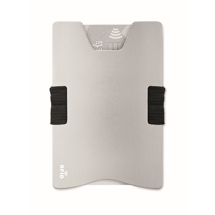 Printed Corporate rfid products Aluminium RFID card holder     