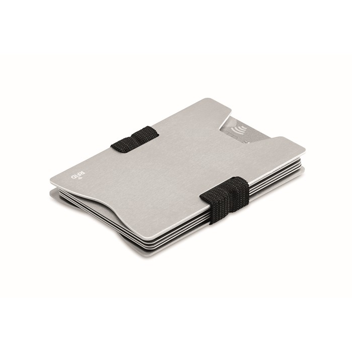 Printed Promotional rfid products Aluminium RFID card holder     