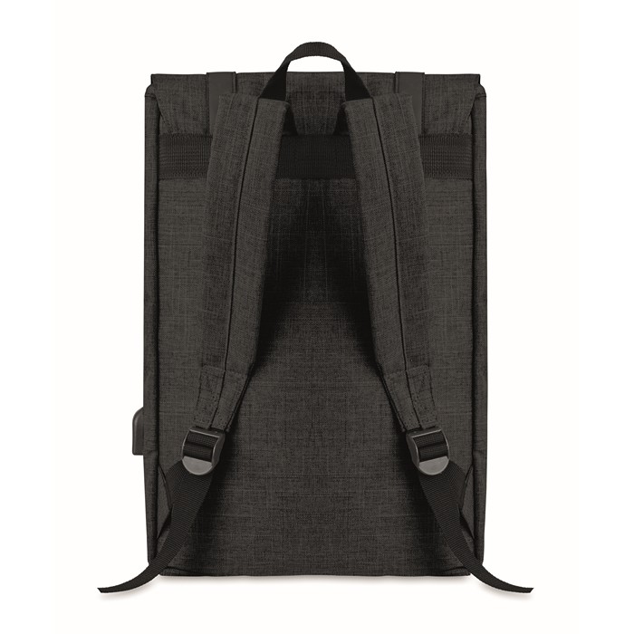 Branded Backpack in 600D polyester